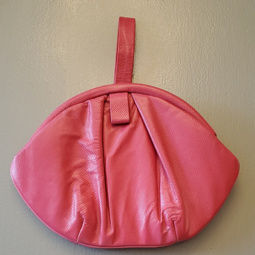 HL USA | Pink Clutch With Wrist Strap